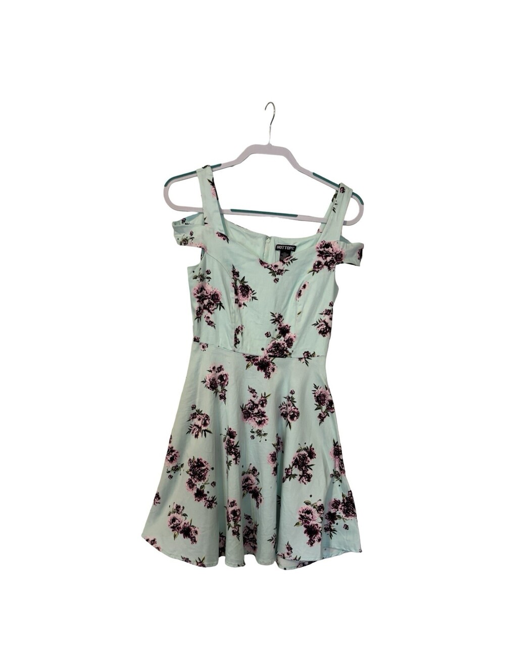 Hot Topic sz S Dress Skater fit & flare sleeveless tank floral Rockabilly